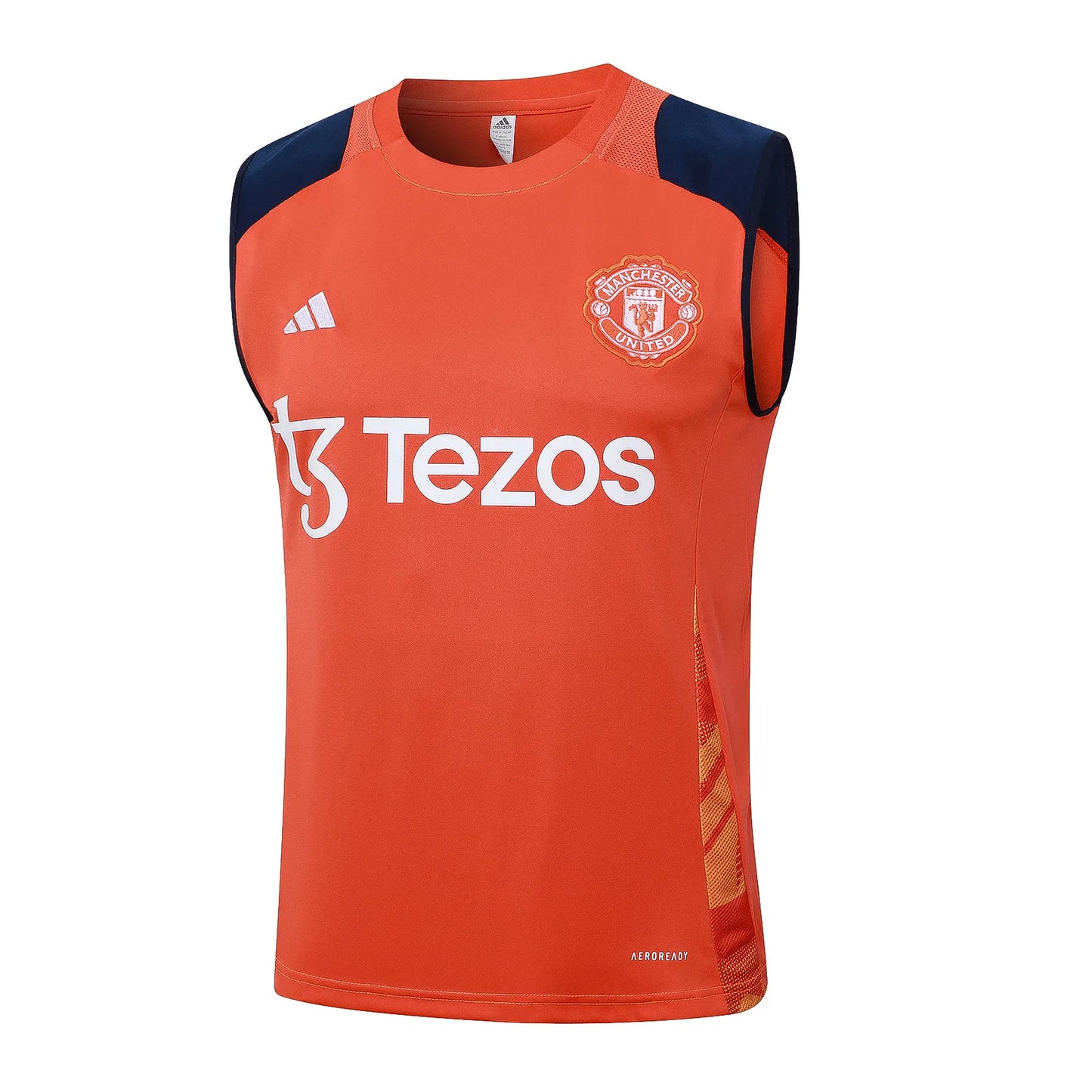 Conjunto Manchester United Treino Regata 24/25 - Laranja