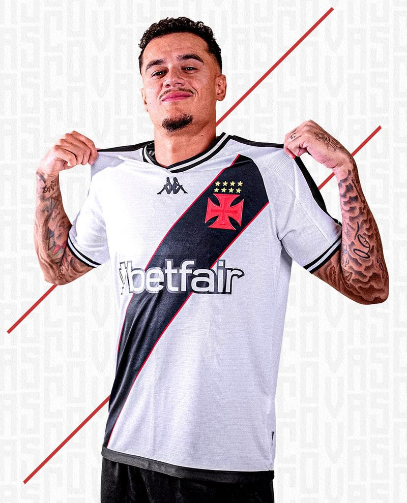 Camisa Do Vasco Branca 2024 C/N Coutinho 10