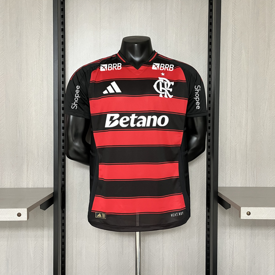 Camisa Adidas Flamengo Jogador 2025/26 I Com Patrocínios