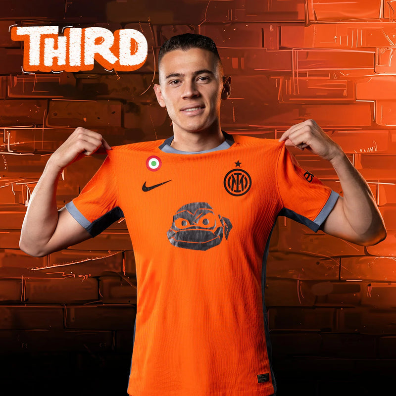 Camisa da Inter de Milão Edição Tartaruga Ninjas Laranja 23/24