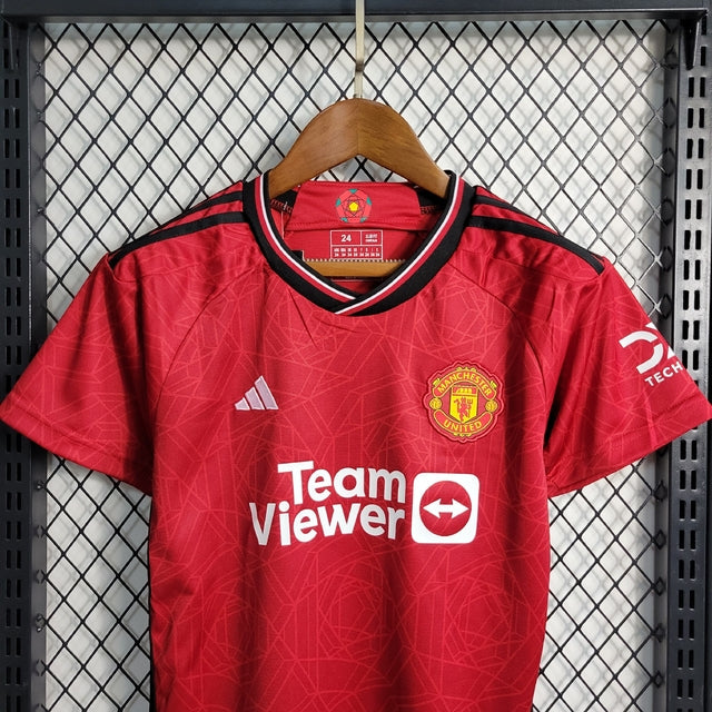 Kit Infantil Manchester United Home 23/24