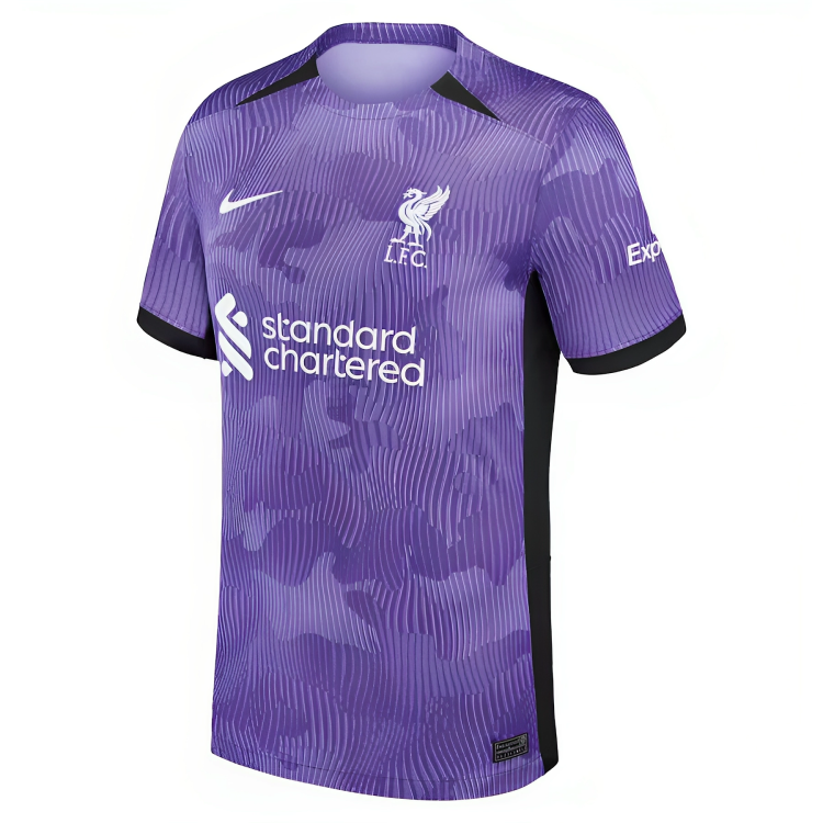 Camisa Do Liverpool III - Torcedor - Roxa