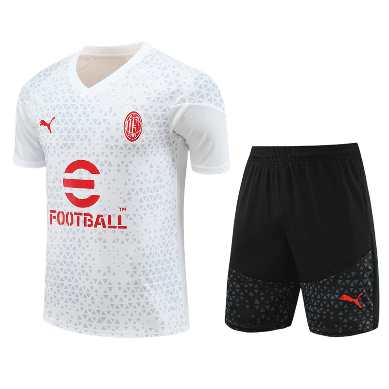 Conjunto de Treino Milan 2023 Branco