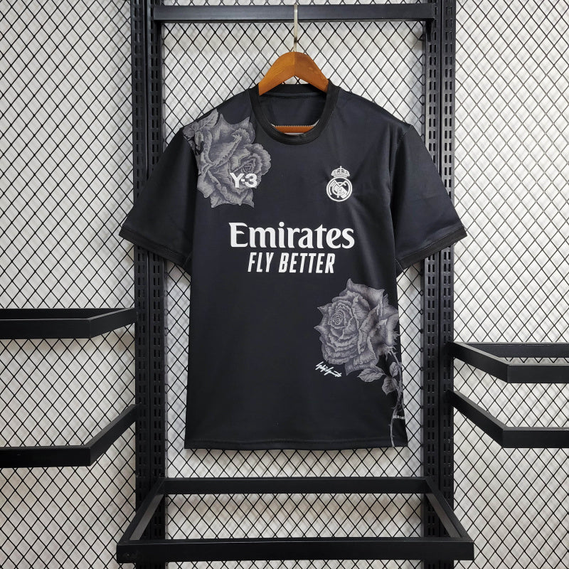 Camisa Real Madrid Y-3 Preta 2024-25