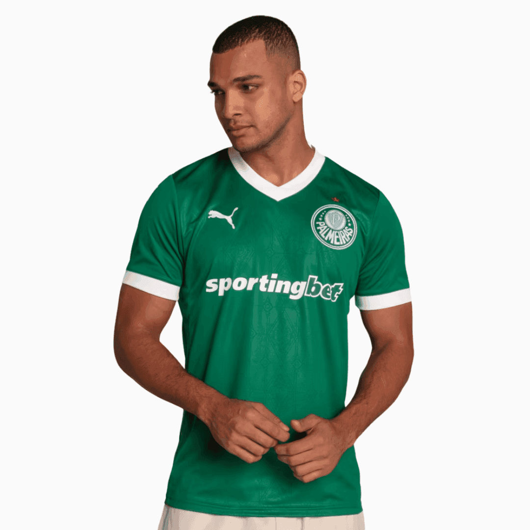 Camisa Puma Palmeiras 2025/26 I - Paulinho N° 10