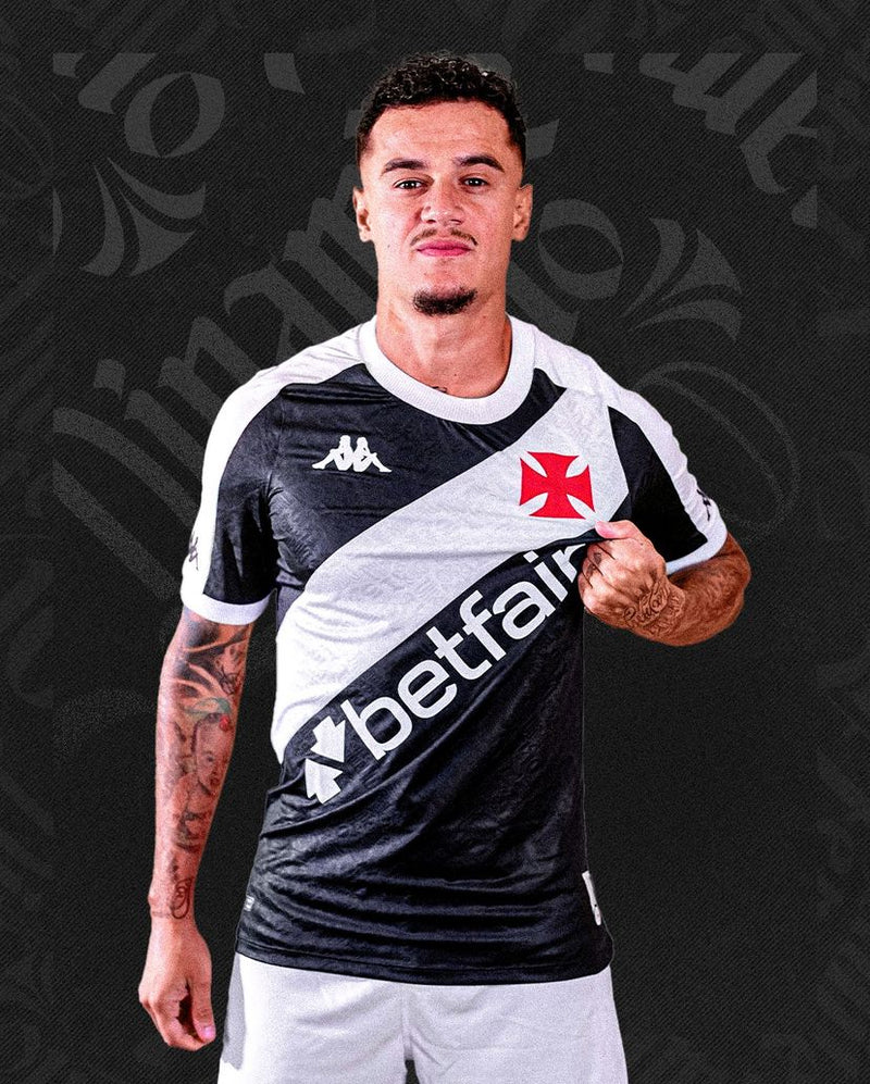 Camisa Do Vasco Preta 2024 C/N Coutinho 10