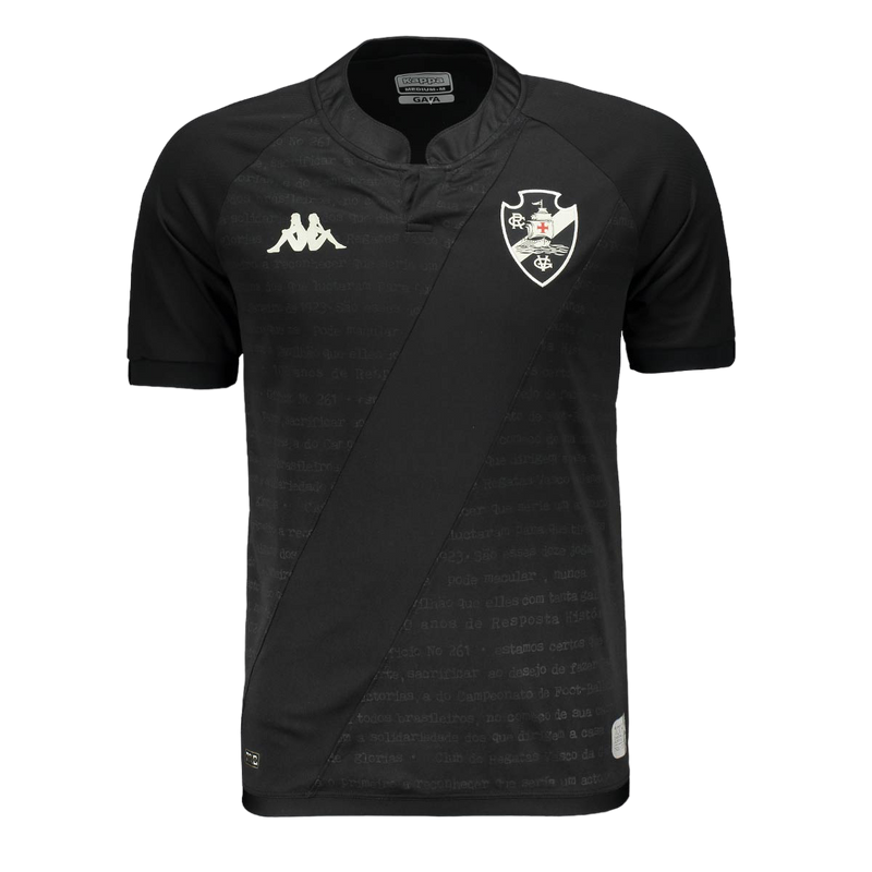 Camisa Kappa Vasco III 2024- Preta