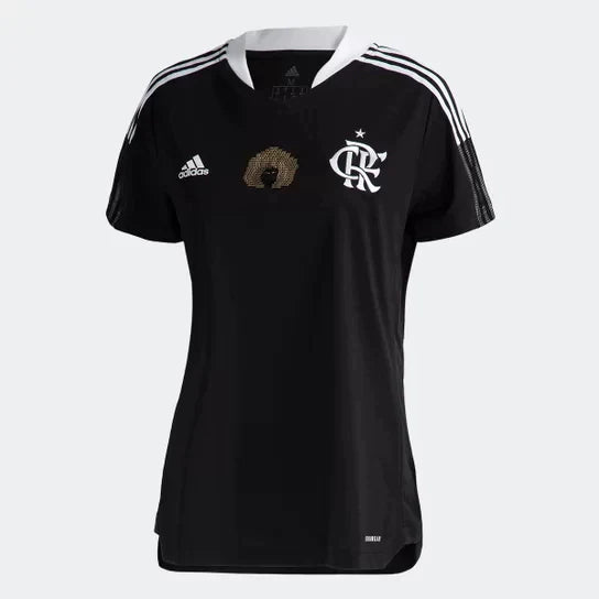 Camisa Feminina do Flamengo Consciência Negra 2021/22