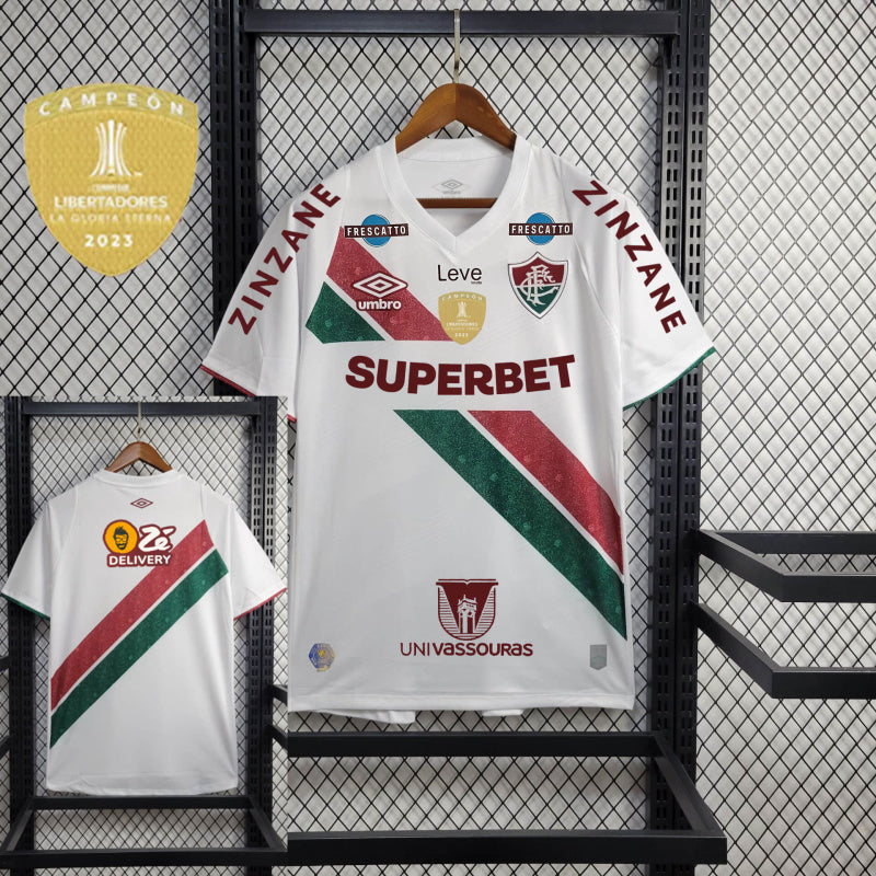 Camisa do Fluminense Reserva Masculina Patrocíniois + Patch 2024/25