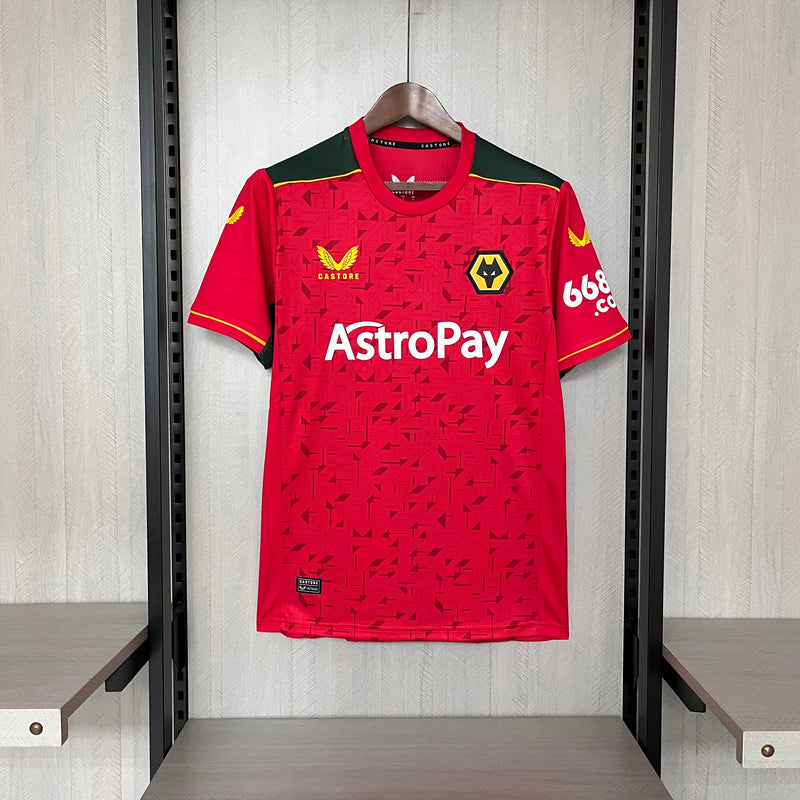 Camisa Wolverhampton Goleiro  Red 23/24