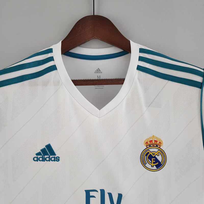 Camisa Retrô do Real Madrid 2017/18 Home