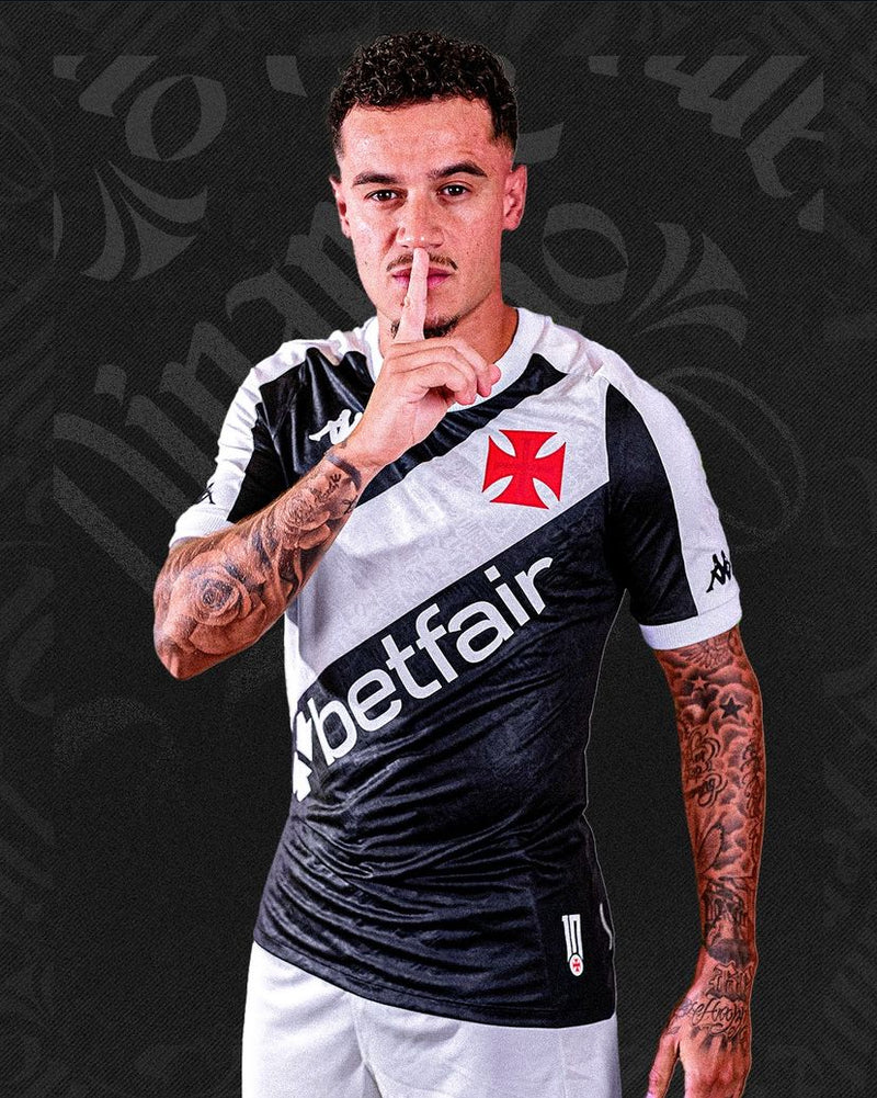 Camisa Do Vasco Preta 2024 C/N Coutinho 10