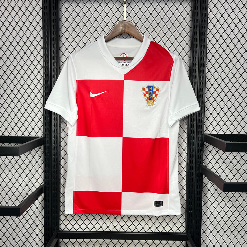 Camisa Da Croácia Versão Torcedor Titular 2024