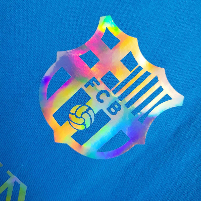 Camisa do Barcelona Edição Balmain Azul