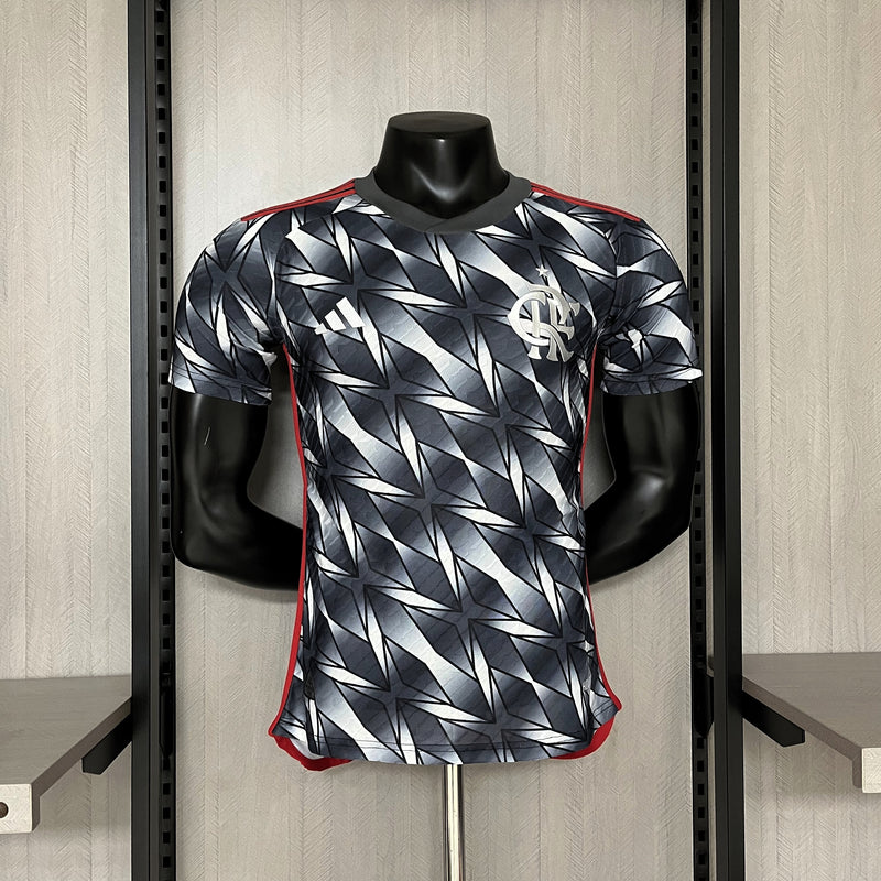 Camisa Do Flamengo Versão Jogador 2024- Cinza