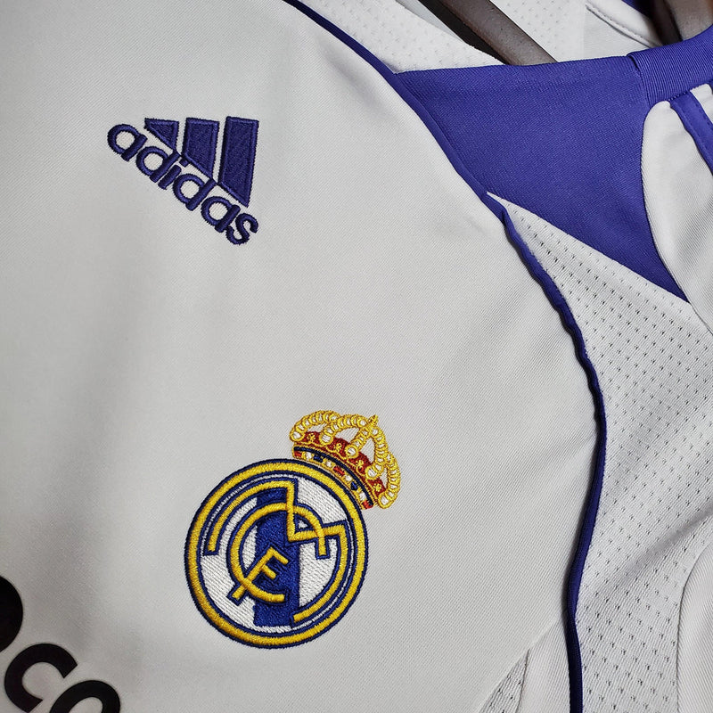 Camisa Retrô do Real Madrid 2007/08 Home