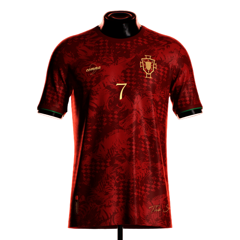 Camisa Cr7 Edição Especial The Siu - Torcedor - Vermelha