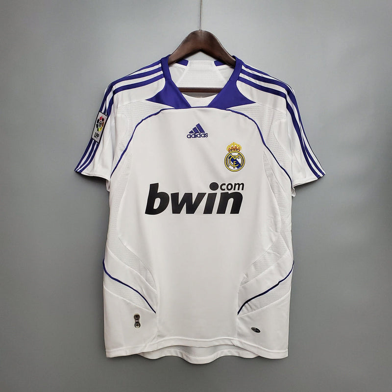 Camisa Retrô do Real Madrid 2007/08 Home