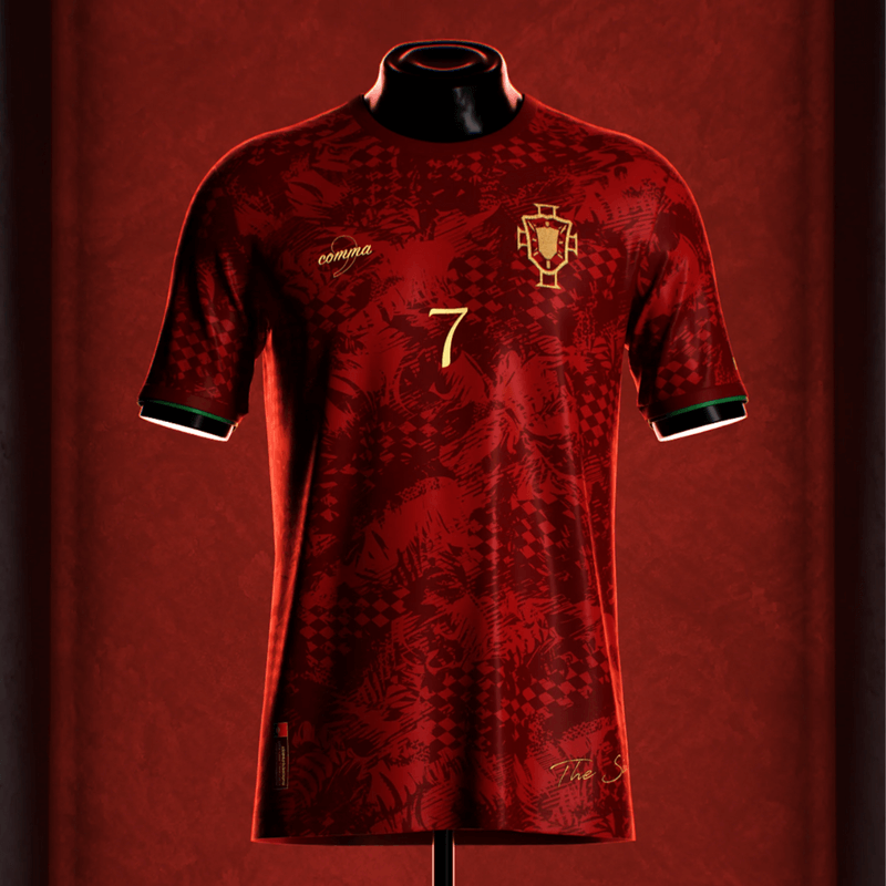 Camisa Cr7 Edição Especial The Siu - Torcedor - Vermelha