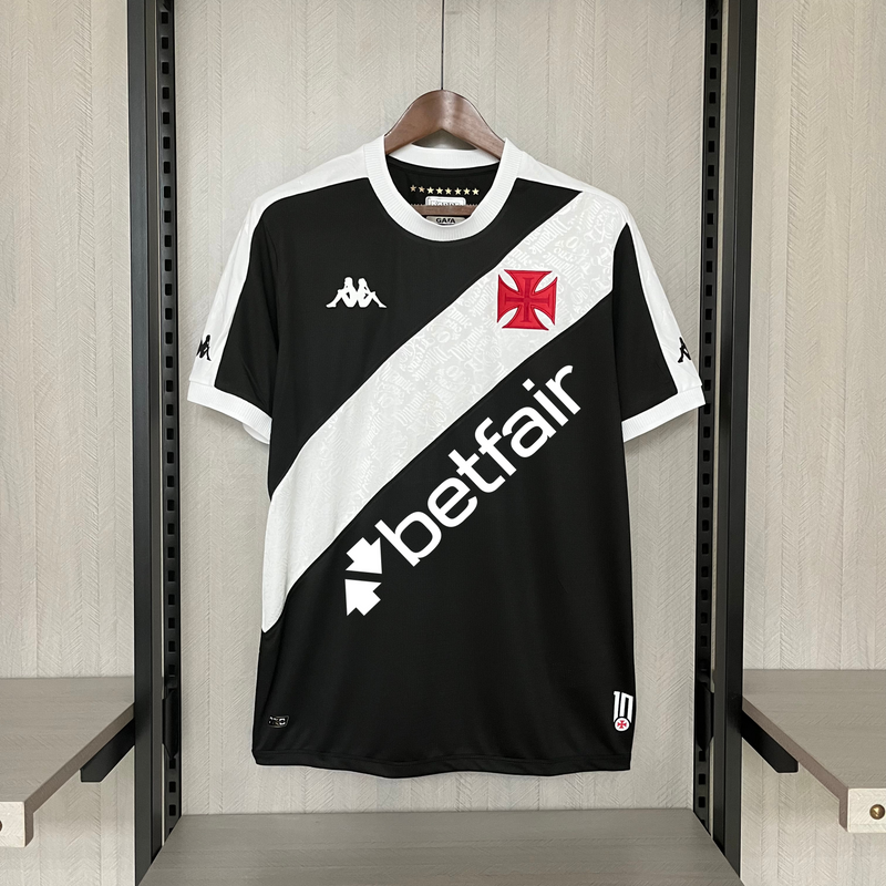 Camisa do Vasco Da Gama I Kappa Masculina Patrocínio Betfair 2024/25