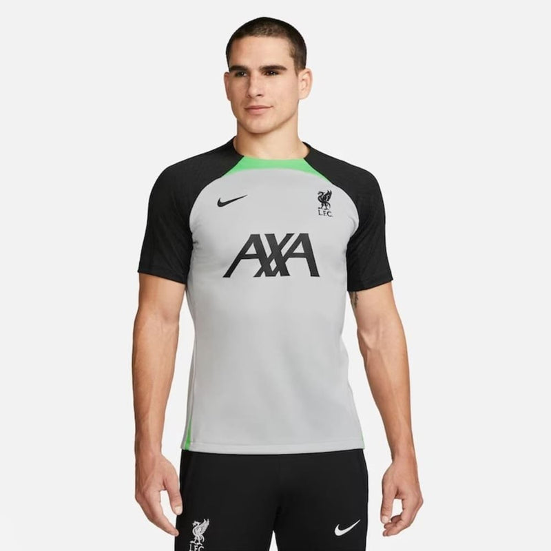 Camisa do Liverpool de Treino Torcedor Masculina - Cinza e Verde