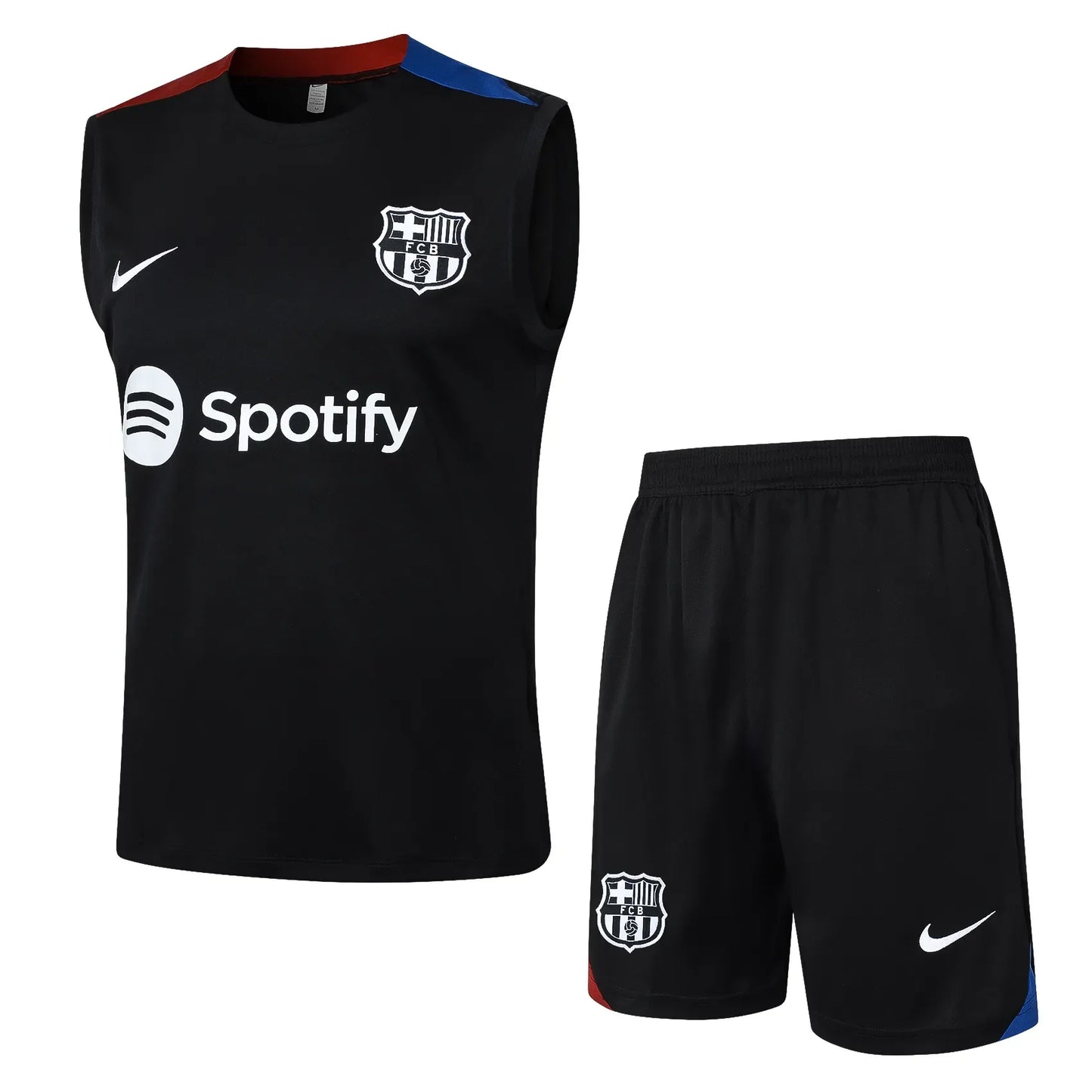Conjunto Barcelona Treino Regata 24/25 - Preto
