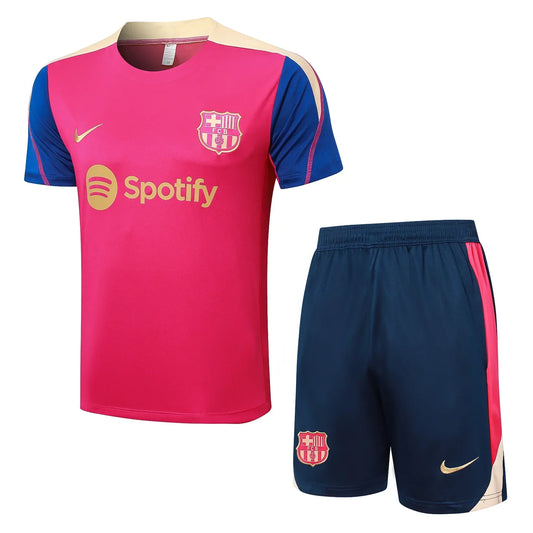 Conjunto Barcelona Treino 24/25 - Rosa