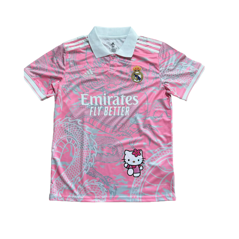 Camisa do Real Madrid Edição Hello Kitty - Torcedor - Rosa