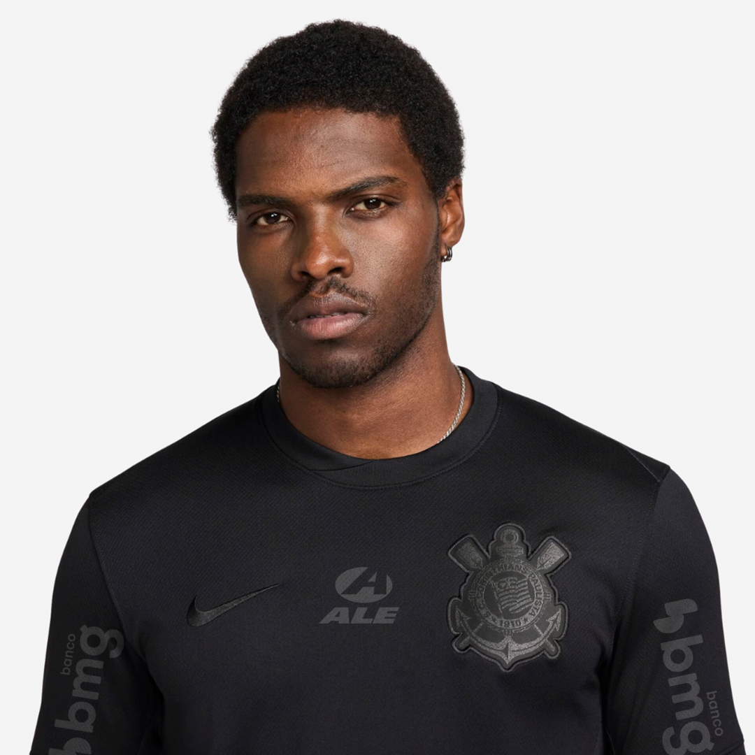 Camisa Nike Corinthians 2024/25 II Torcedor Com Patrocínios