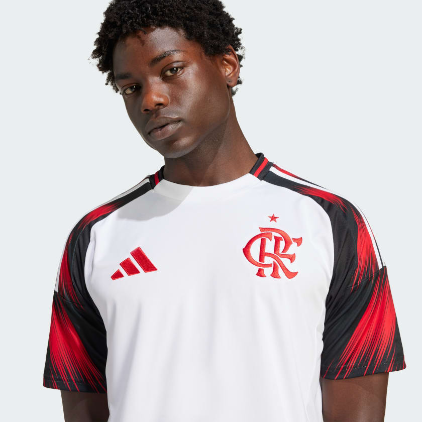 Camisa Adidas Flamengo 2025/26 II Léo Ortiz N° 3