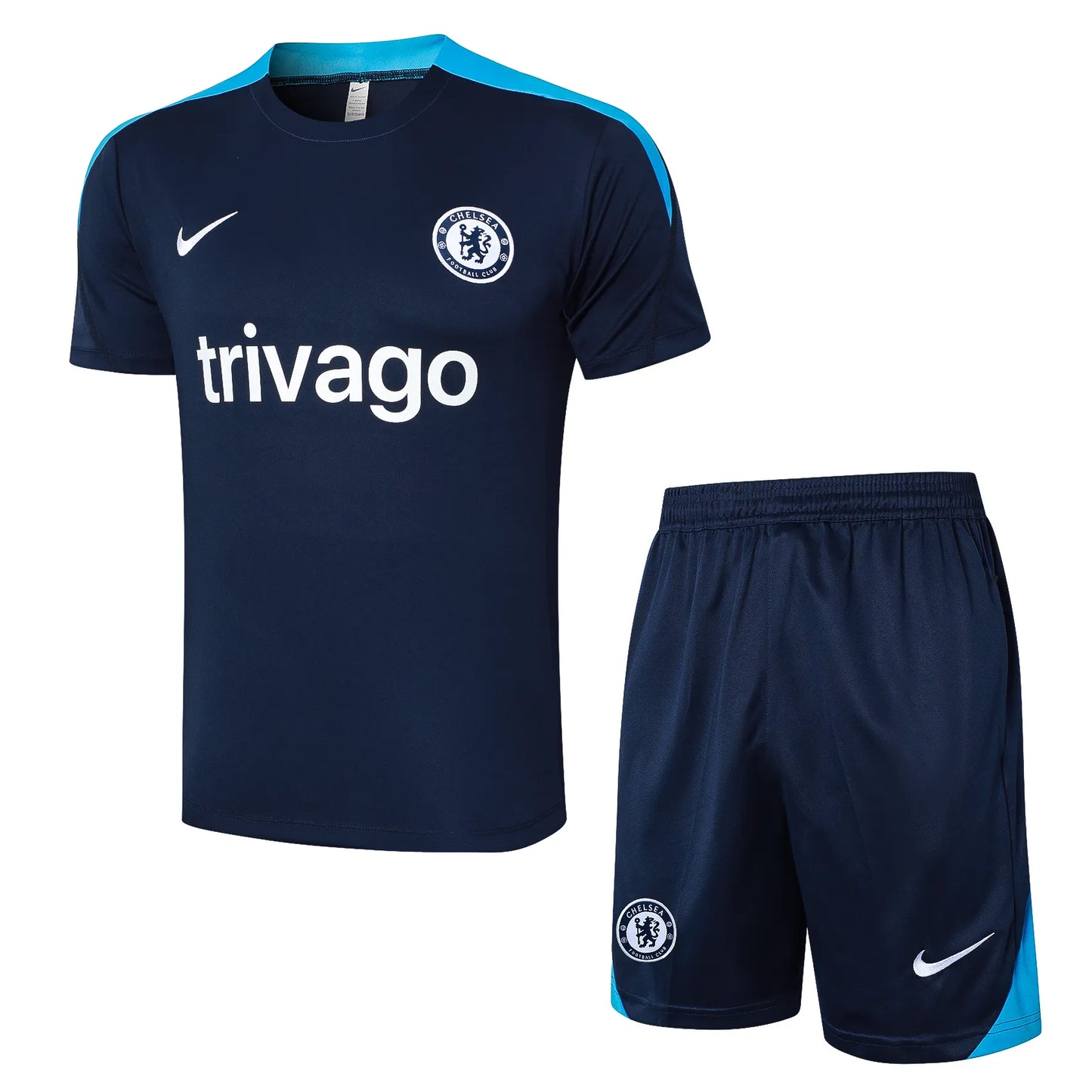 Conjunto Chelsea Treino 24/25 - Azul Escuro