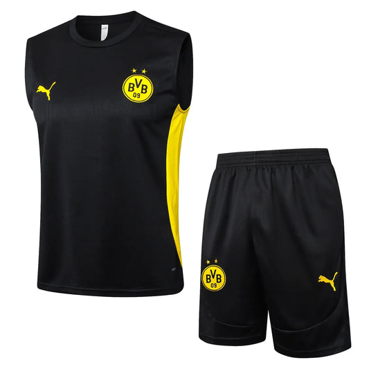 Conjunto Borussia Dortmund Treino Regata 24/25 - Preto