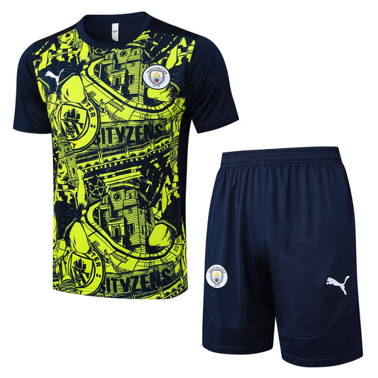 Conjunto Manchester City Treino 24/25 - Amarelo
