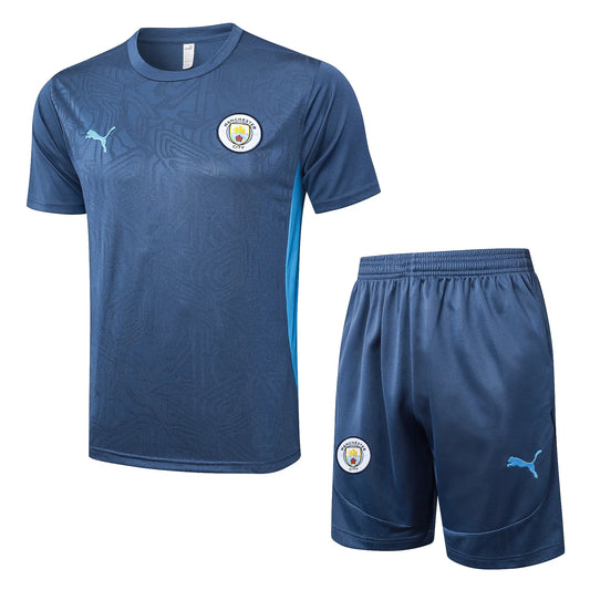 Conjunto Manchester City Treino 24/25 - Azul Escuro