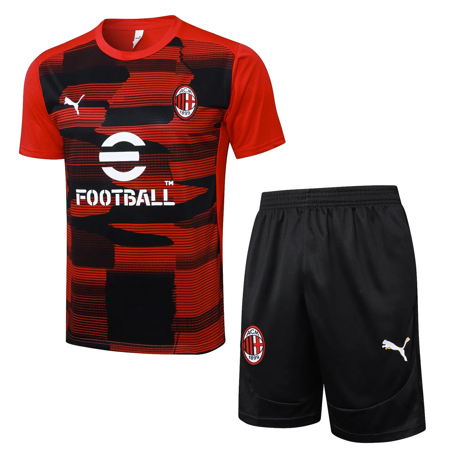 Conjunto Milan Treino 24/25 - Vermelho