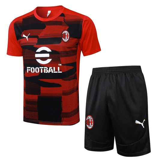 Conjunto Milan Treino 24/25 - Vermelho