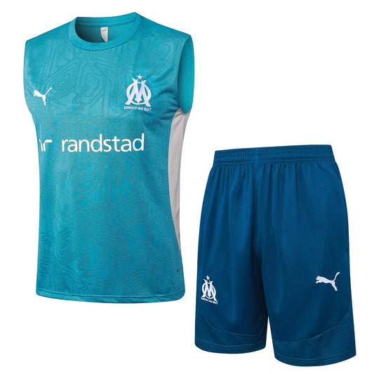 Conjunto Olympique de Marseille Treino Regata 24/25 - Azul