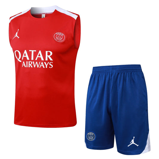Conjunto PSG Treino Regata 24/25 - Vermelho