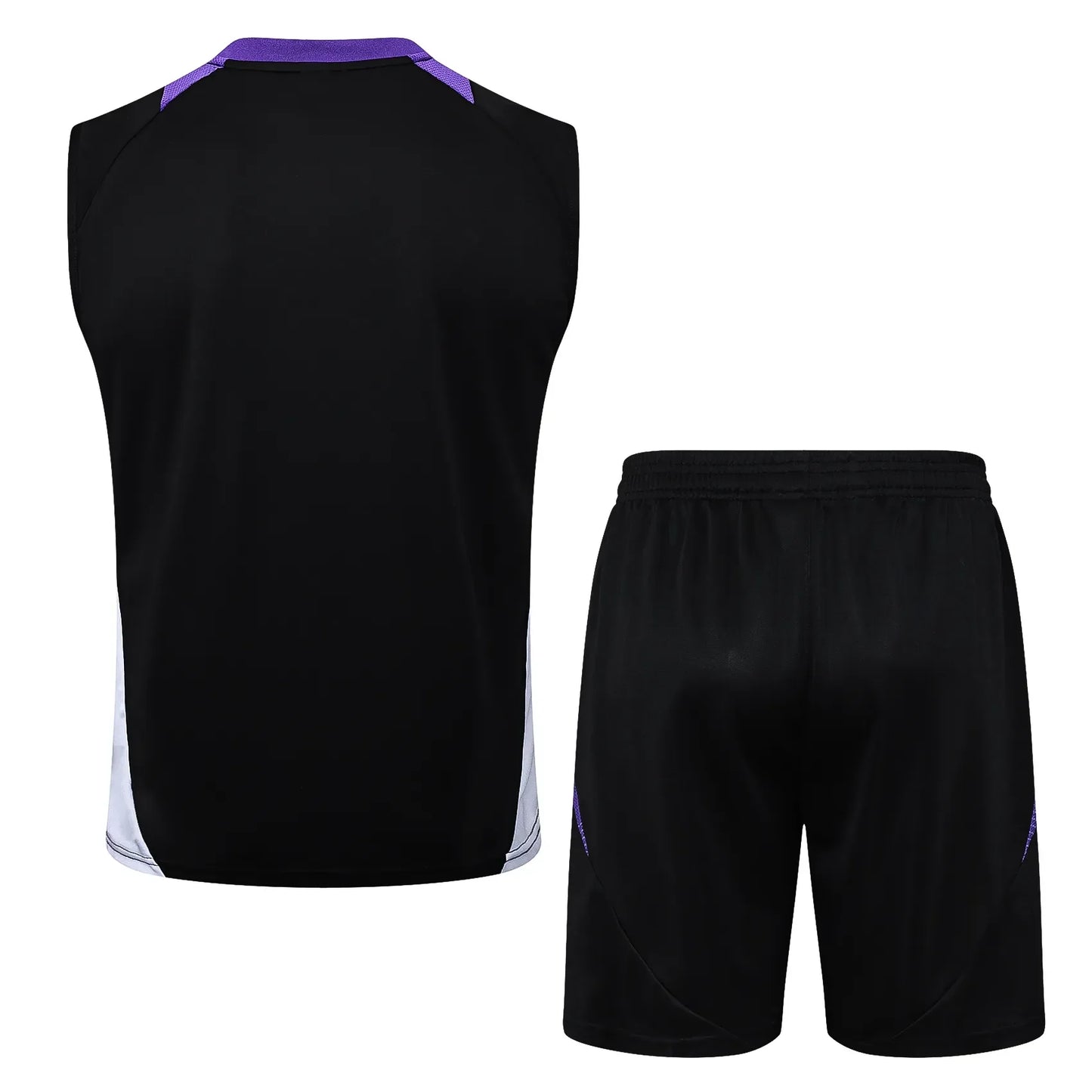 Conjunto Real Madrid Treino Regata 24/25 - Preto