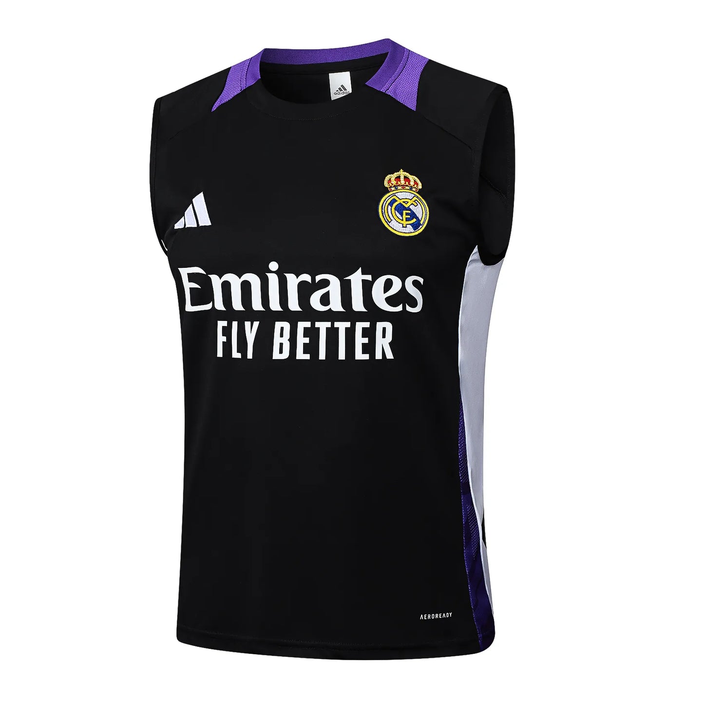 Conjunto Real Madrid Treino Regata 24/25 - Preto