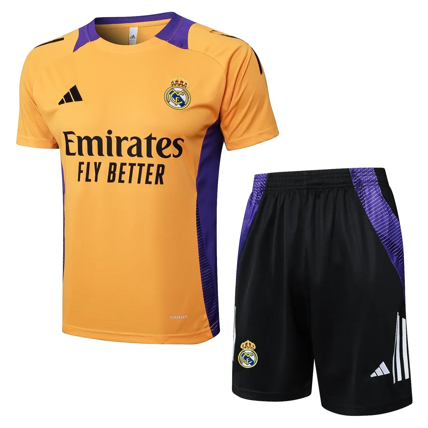 Conjunto Real Madrid Treino 24/25 - Laranja