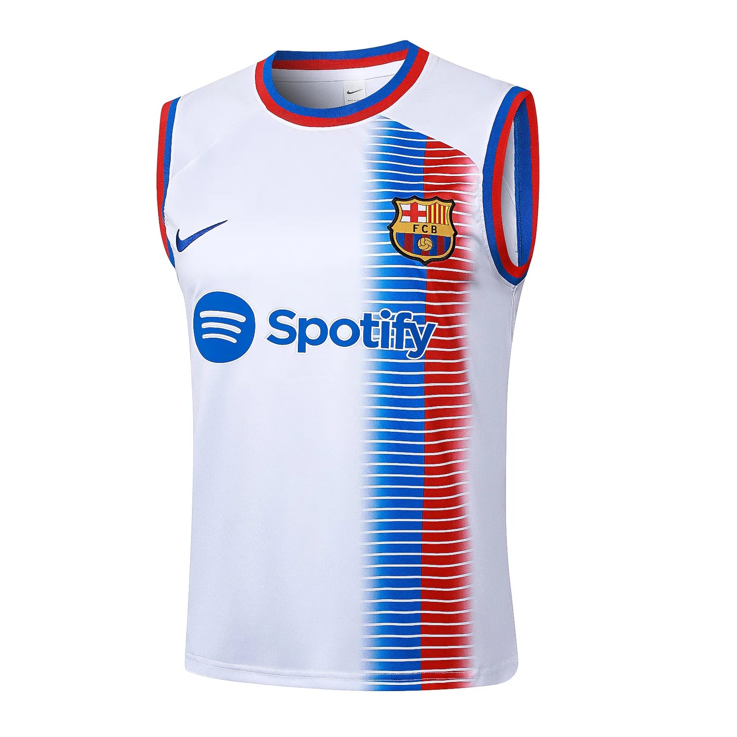 Conjunto Barcelona Treino Regata 24/25 - Branco