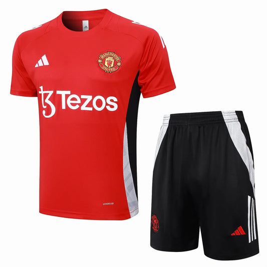 Conjunto Manchester United Treino 24/25 - Vermelho
