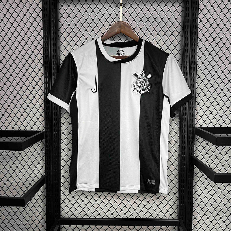 Camisa do Corinthians III Torcedor - Preta e Branca