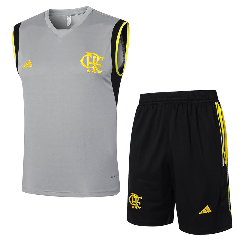 Conjunto de treino Flamengo Regata 2024/25 Cinza