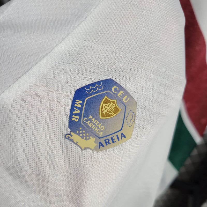 Camisa do Fluminense Reserva Masculina Patrocíniois + Patch 2024/25