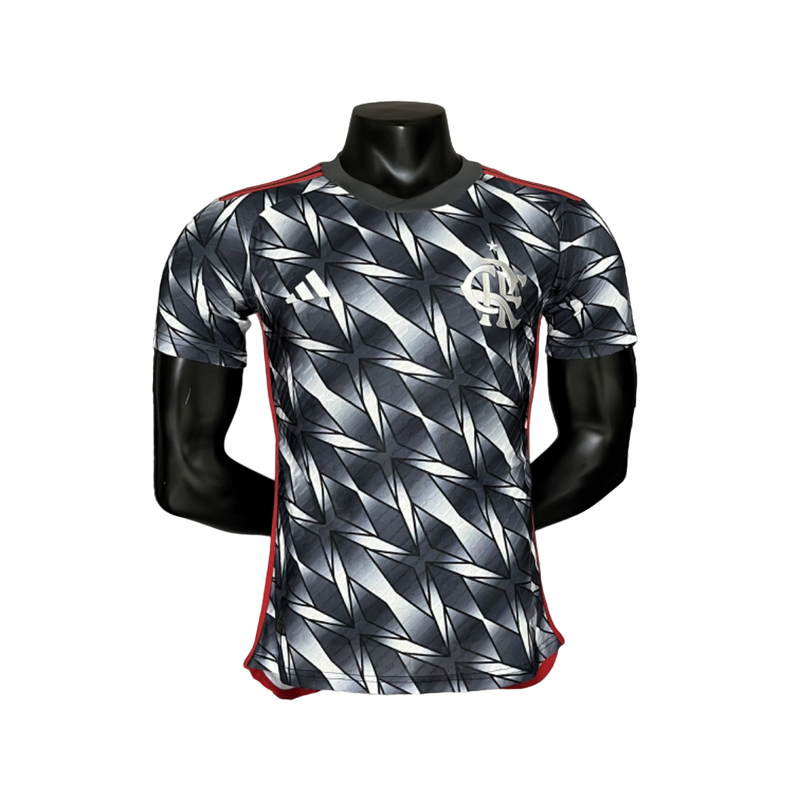 Camisa Do Flamengo Versão Jogador 2024- Cinza