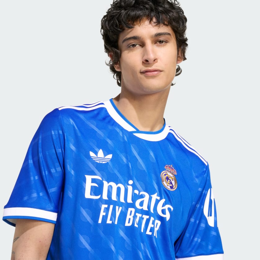 Camisa 3 Real Madrid 2025/26 – Azul | Modelo Oficial Adidas