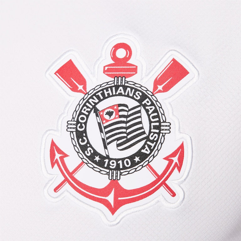 Camisa do Corinthians Versão Torcedor - Memphis 94 - Branca e Preta