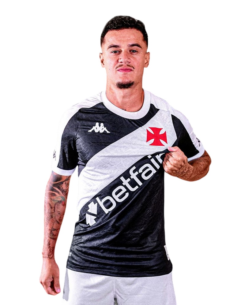 Camisa Do Vasco Preta 2024 C/N Coutinho 10